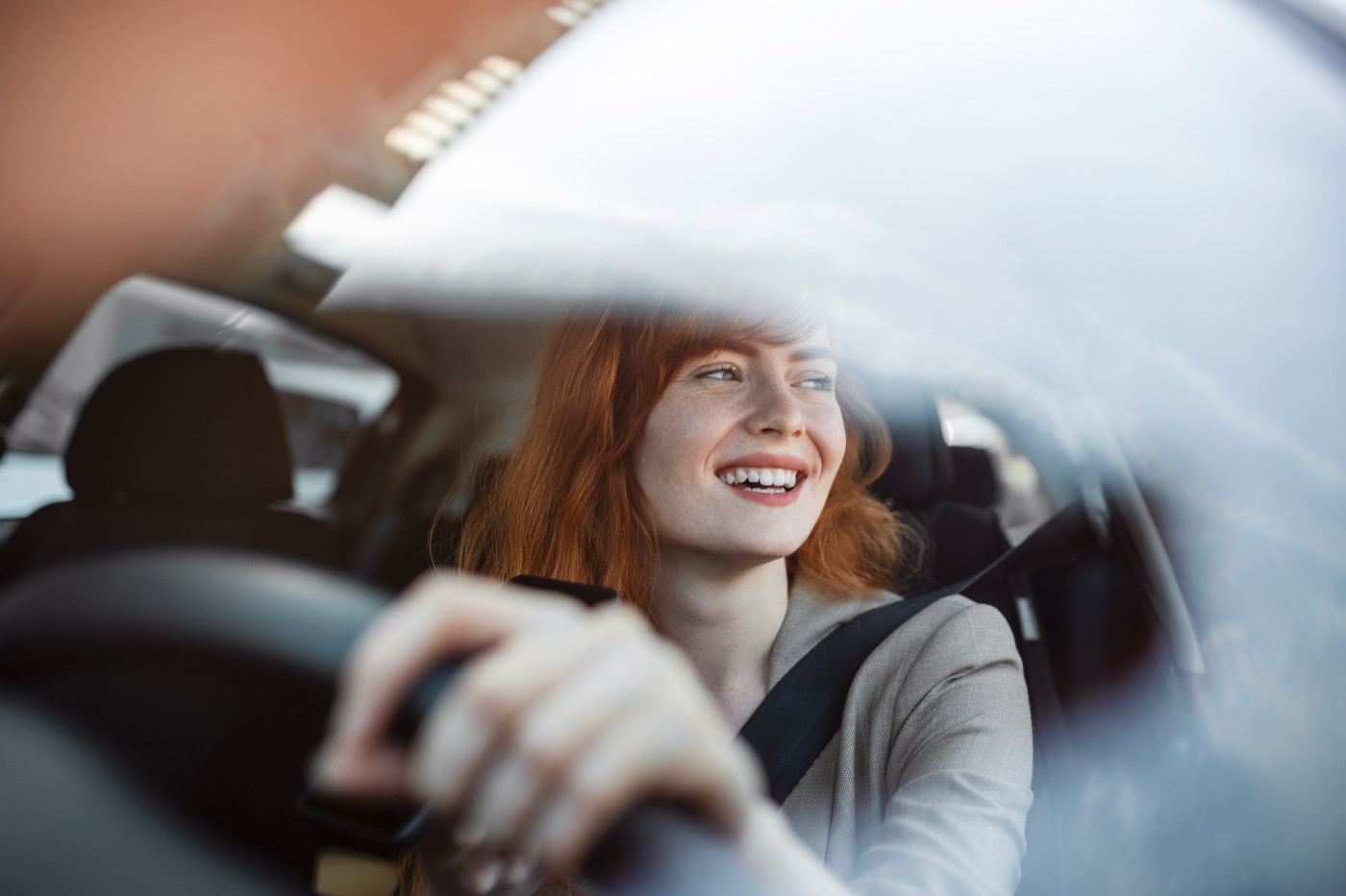 Person renting a car
